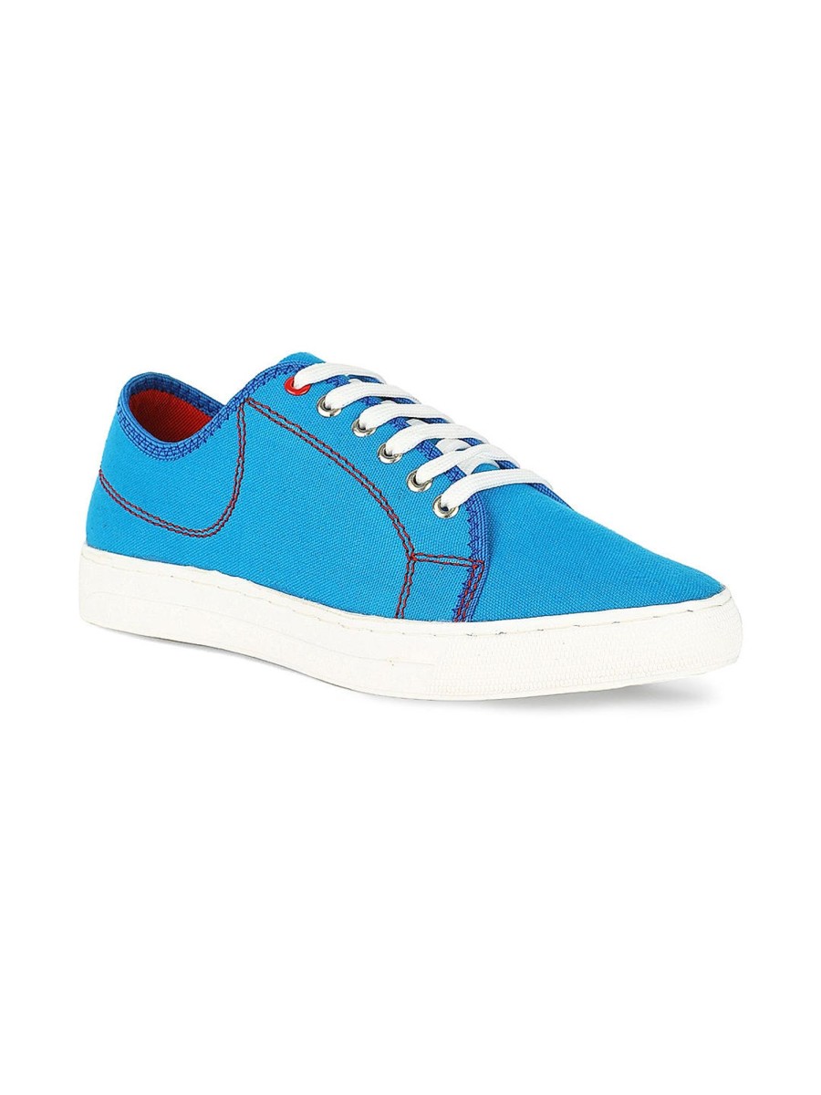 Men Khadims Canvas Shoe | Khadim Lazard Blue Canvas Shoe Sneakers For ...